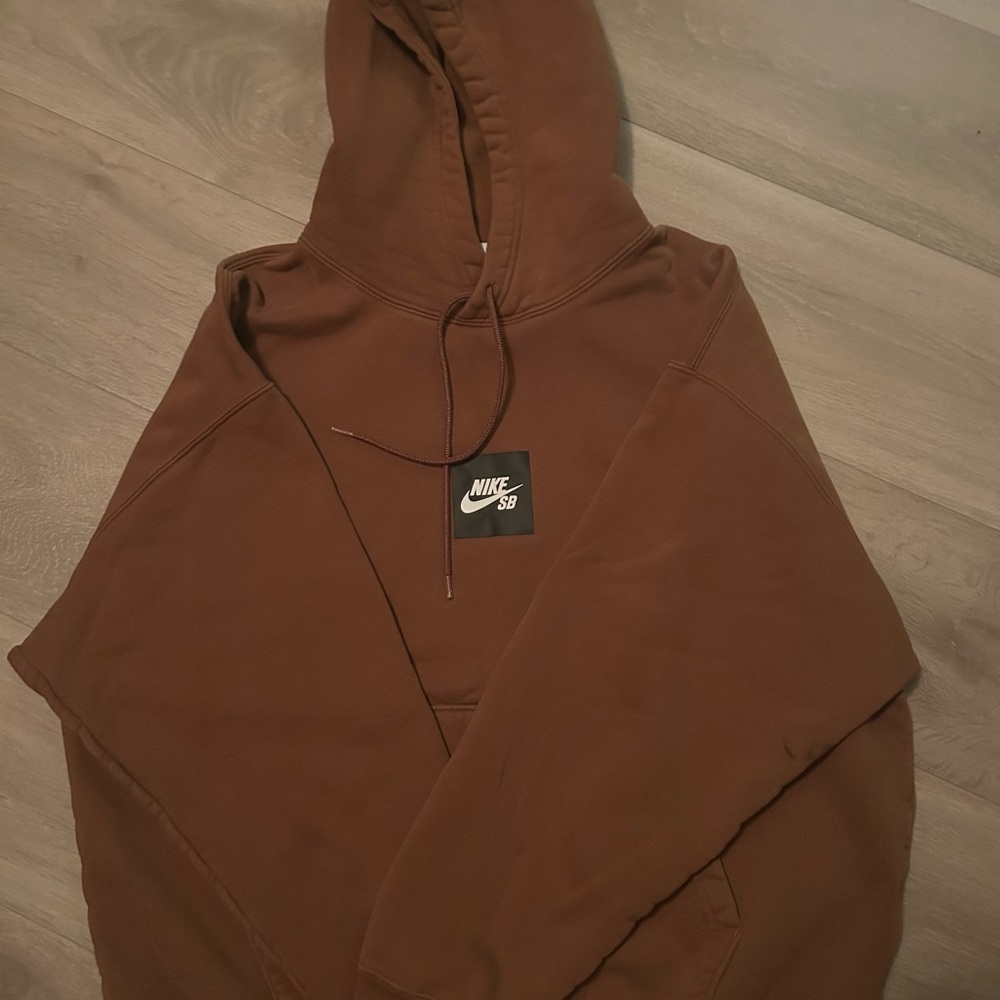 Nike Chocolate Brown Hoodie - Picture 1 of 1